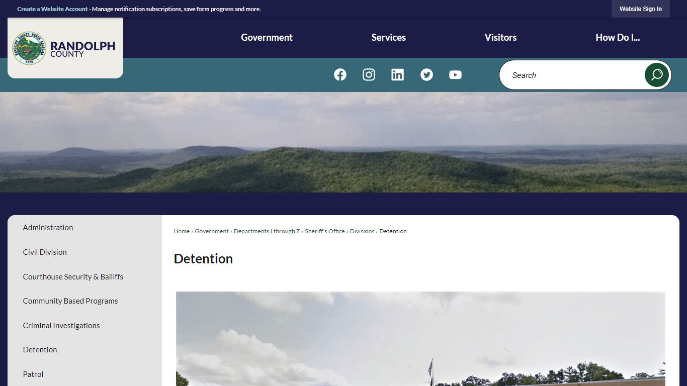 Detention | Randolph County, NC